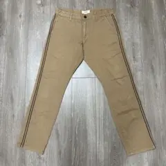 TOMMY ベージュ サイドラインパンツ　Mのサムネイル