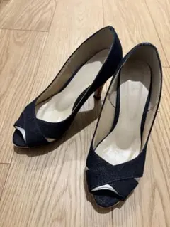 エスペランサ ヒールパンプス デニム Sサイズ