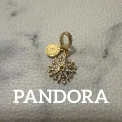 PANDORA スパークリング ファイヤーワーク ダブルダングル チャーム