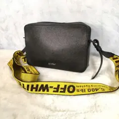 美品✨Off-White オフホワイト ショルダーバッグ ブラック×イエローのサムネイル