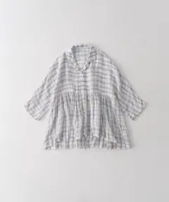 ネストローブ 2026年 UpcycleLino ストライプ リボン ブラウス - メルカリ