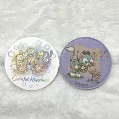 東京ディズニーシー ダッフィーフレンズ ジェラトーニ コースター2枚セット