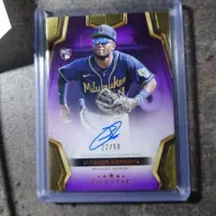 Jackson Chourio auto topps 22/50