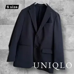 【美品】UNIQLO 感動スーツ ジャケット 黒 Sサイズ