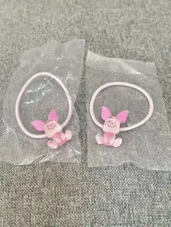 ディズニー　Twinkleゴム　ヘアゴム　ピグレット2個