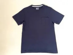 無印良品　Tシャツ　胸ポケット付き　紺色　レディースのサムネイル