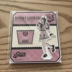 CUTIE STREET 桜庭遥花 アクリルスタンド チェック柄衣装 ぱるたん