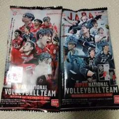 新品未開封品　バレーボール 男子日本代表 ツインウエハース 2026 2袋