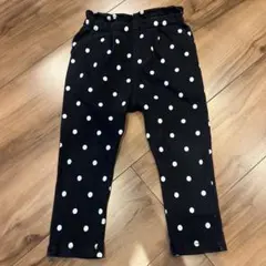 プティマイン　ネコちゃん　 ドット柄ズボン90