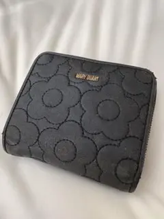 MARY QUANT ブラック 二つ折り財布