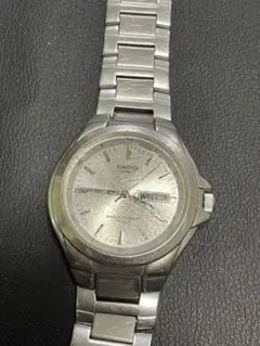 CASIO クォーツ腕時計 シルバー 50m防水