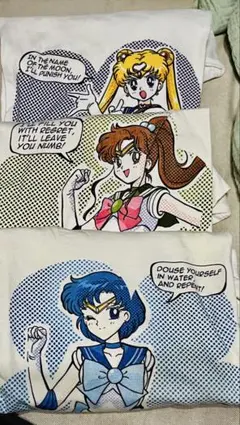 セーラームーン g.u Tシャツ 3枚セット