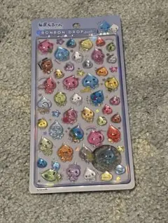 【正規品】ボンボンドロップシール しずくちゃん　しずくの森のなかまたち