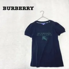 DE0541【バーバリーブルーレーベル】Tシャツ【38】パフスリーブノバチェックのサムネイル