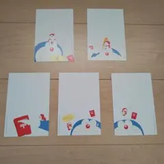 ドラえもん 郵便局　ハガキ 5枚セット