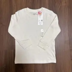 ヒートテック　ワッフルクルーネックＴ