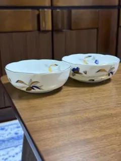 花柄深皿(小) 2個セット