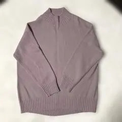 【GU】ハイネック ニットセーター 長袖　ゆったり