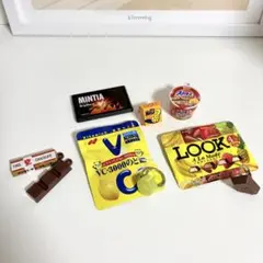 ミニチュアお菓子カプセルトイセット 6個まとめ売り