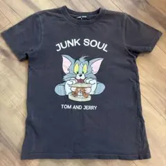 トムとジェリー Tシャツ 120サイズ ダークグレー
