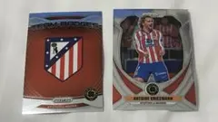 panini CWCアトレティコマドリード チームバッジ & グリーズマンカード