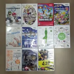 Wii用ソフト まとめて11本 モンハン3 みんなの常識力テレビ WiiFit等