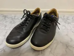 【希少】adiPure ブラック　ゴルフシューズ　レザー　27cm adidas