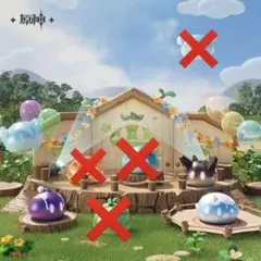 原神 スライムフィギュア3点セット＋スライムチャーム
