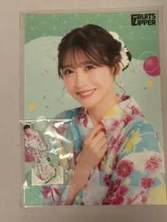 FRUITS ZIPPER B賞 櫻井優衣 アクリルスタンドセット 浴衣すきくじ