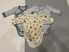 UNIQLO ユニクロ　ボディスーツ　長袖　3枚セット　60
