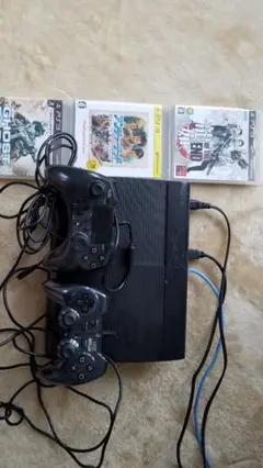 PS3本体　電源ケーブル、HDMIケーブル、コントローラー、ソフト付き