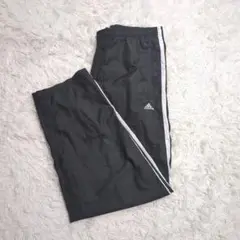 00s adidas アディダス メッシュ ライン ナイロン トラックパンツ L