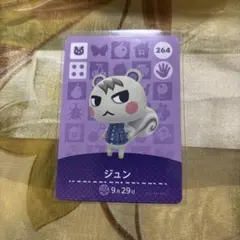 ジュン amiiboカード どうぶつの森 264