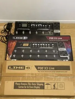 LINE6 POD X3 LIVE 箱、ソフトケース付き LINE6 POD X3 LIVE 箱、ソフトケース付き Line 6 ( ライン6