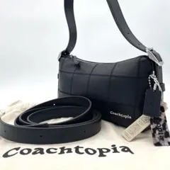 【未使用級】コーチトピア　オルターエゴ　2way バッグ　レザー　黒