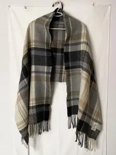 大判ストール グレー