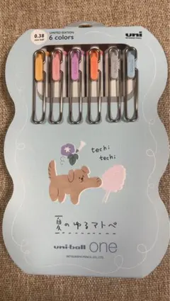 【新品未開封】三菱鉛筆 数量限定 ユニボールワン 夏のゆるマトペ セット【最安】