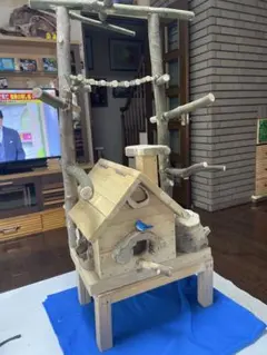 インコ止まり木（86）バードアスレチックジム - メルカリ