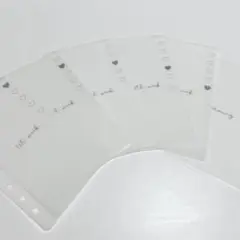 シンプル　ウィークリー　バインダー貯金　リフィル　saving 英語