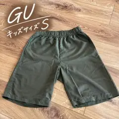 GU ハーフパンツ カーキ Sサイズ