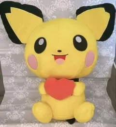 【メルカリ祭限定出品】ピチュー　ハートBIGぬいぐるみ