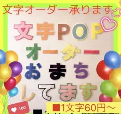 壁面飾り 文字オーダー 型無しバージョン