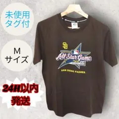 限定 未使用 タグ付 MLB サンディエゴ・パドレス Tシャツ ブラウン M 茶のサムネイル