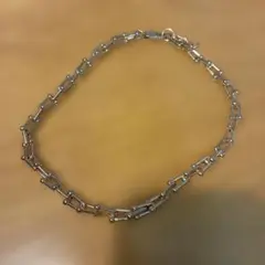 ティファニーハードウェア風　チェーンデザイン ネックレス