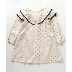 S3005 新品タグ付き アプレレクール フリルワンピース 130cm