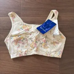 新品 ワコール ナイトアップブラ お花柄 フラワー M