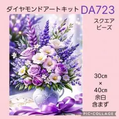 DA723★ダイヤモンドアートキット★スクエアビーズ