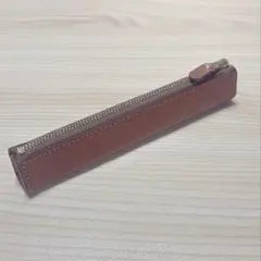 スリップオン　ペンケース　ブラウンのサムネイル