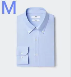 UNIQLO スーパーノンアイロンジャージースリムシャツ/ボタンダウン　Ｍ