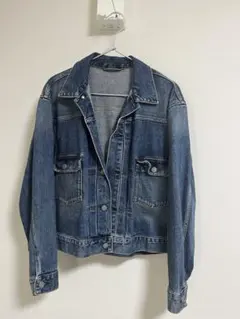 【GU】 デニムジャケット Gジャン Sサイズ メンズ レディース ユニセックス